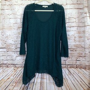 Indigo Soul Lace Tunic XL